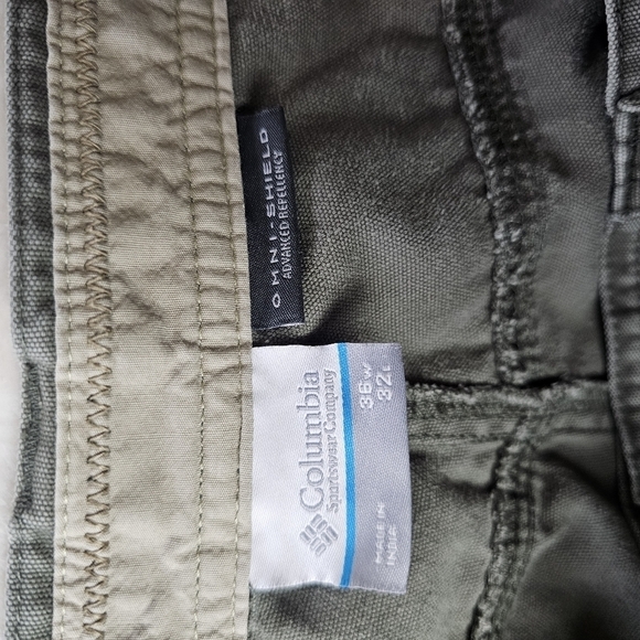 Columbia Pants 36W 32L Men’s Outdoor Omni-Shield Advanced Repellency Hike Camp - Picture 8 of 13